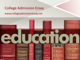 College Admission Essay