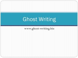 Ghost-Writing