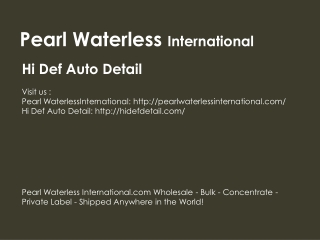 Hi Def Auto Detail a Pearl Partner