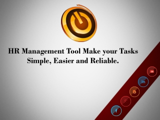 HR Management Tool Make your Tasks Simple, Easier and Reliab