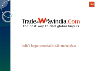 Tradewayindia offical introduction