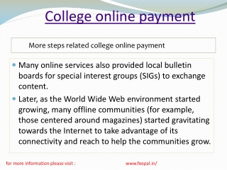 Tips and advice for college online payment