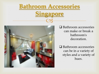 Toilet Accessories Singapore.