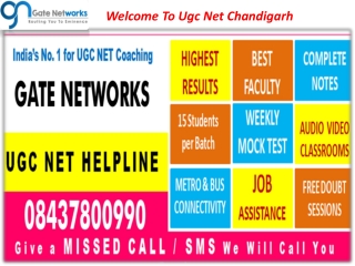 Welome to Ugc Net Chandigarh