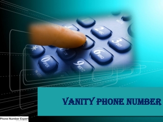 Vanity Phone Number