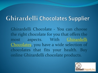 Ghirardelli Sweet Ground Chocolate Cocoa