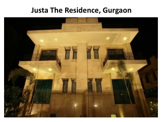 Book Justa The Residence in Gurgaon