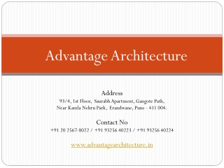 Advantage Architecture interior designer - decorator Pune
