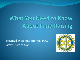 What You Need to Know About Fund Raising