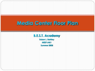 Media Center Floor Plan