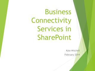Business Connectivity Services in SharePoint