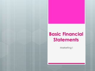Basic Financial Statements