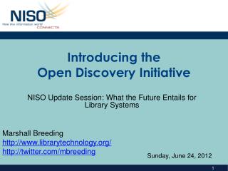 Introducing the Open Discovery Initiative