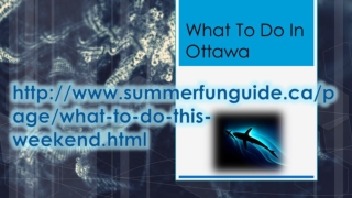 What To Do In Ottawa