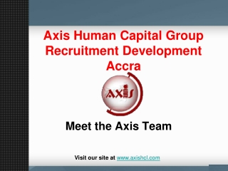 Axis Human Capital Group Recruitment Development Accra