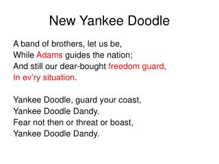 New Yankee Doodle