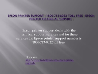 Epson printer support | 1800-713-8022 Toll Free | Epson prin
