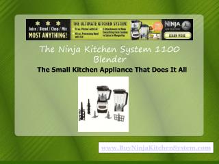 the ninja kitchen system 1100 redefining kitchen appliances