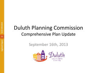 Duluth Planning Commission Comprehensive Plan Update