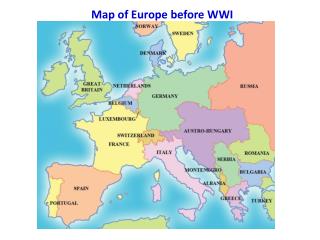 PPT - Map of Europe before WWI PowerPoint Presentation, free download ...