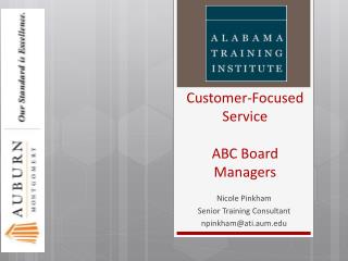 Customer-Focused Service ABC Board Managers