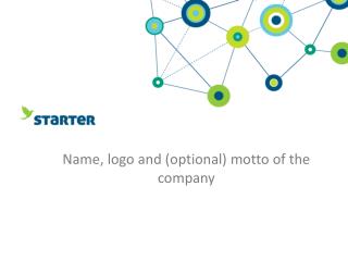 Name , logo and ( optional ) motto of the company
