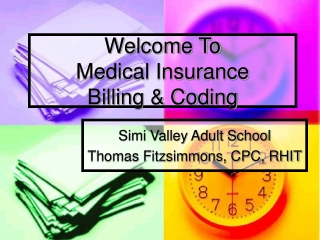 Welcome To Medical Insurance Billing & Coding