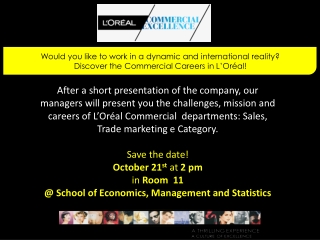 Would you like to work in a dynamic and international reality?