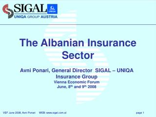The Albanian Insurance Sector