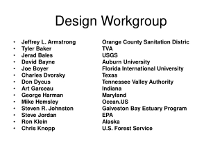 Design Workgroup