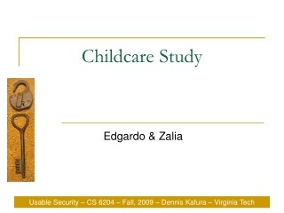 Childcare Study