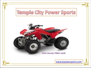 Temple City Power Sports - Honda TRX