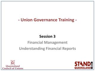 - Union Governance Training -