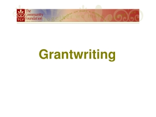 Grantwriting