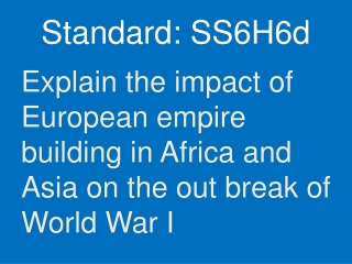 Standard: SS6H6d