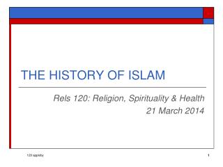 history of islam powerpoint presentation