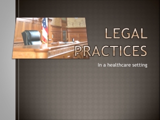 Legal Practices