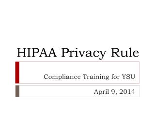 HIPAA Privacy Rule