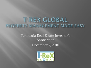 T- ReX Global Property Management Made Easy