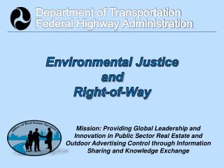 Environmental Justice and Right-of-Way