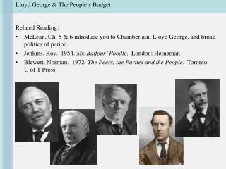 Lloyd George & The People’s Budget