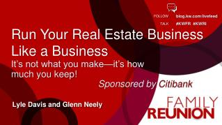 Run Your Real Estate Business Like a Business