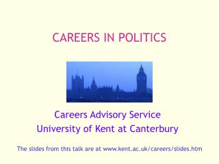 CAREERS IN POLITICS