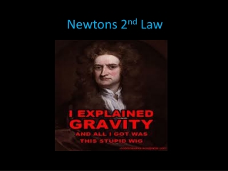 Newtons 2 nd Law