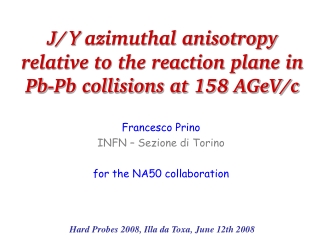 J/ Y azimuthal anisotropy relative to the reaction plane in Pb-Pb collisions at 158 AGeV/c