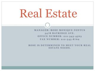 Real Estate