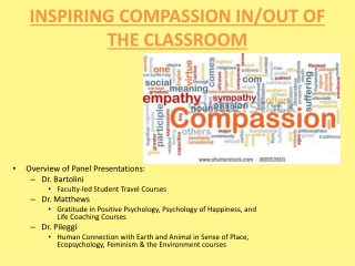 Inspiring Compassion in/out of the Classroom