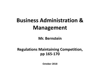 Business Administration & Management