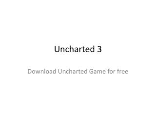 uncharted 3