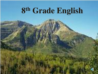 8 th Grade English